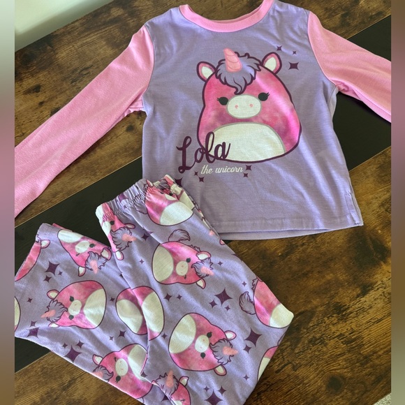 EUC. Squishmallows Pajamas Set, Size 8 - Picture 1 of 8